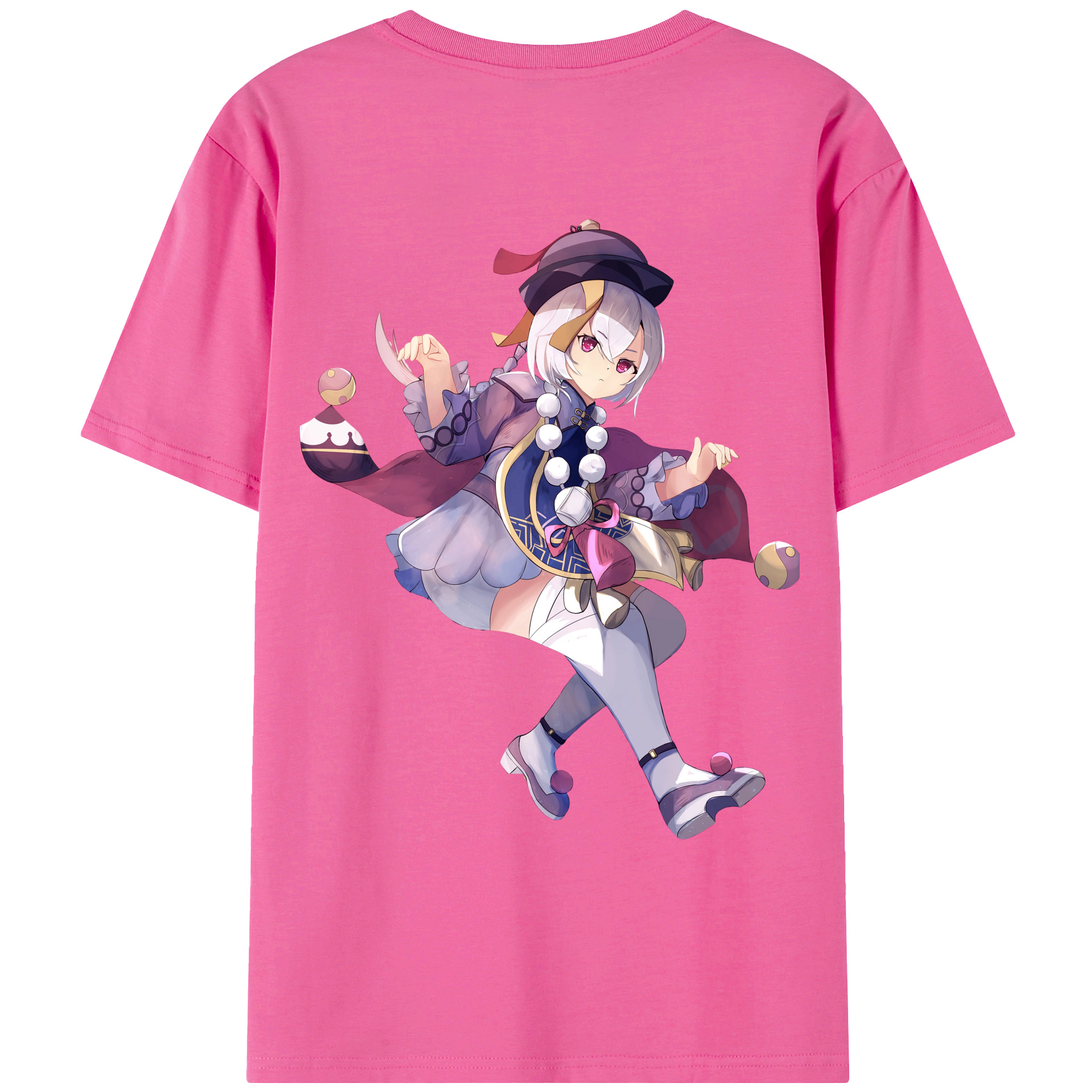 げんし神 七七 なな  genshin Nana レディース半袖Tシャツ(バックプリント)